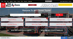 Desktop Screenshot of jerryduranttoyota.com